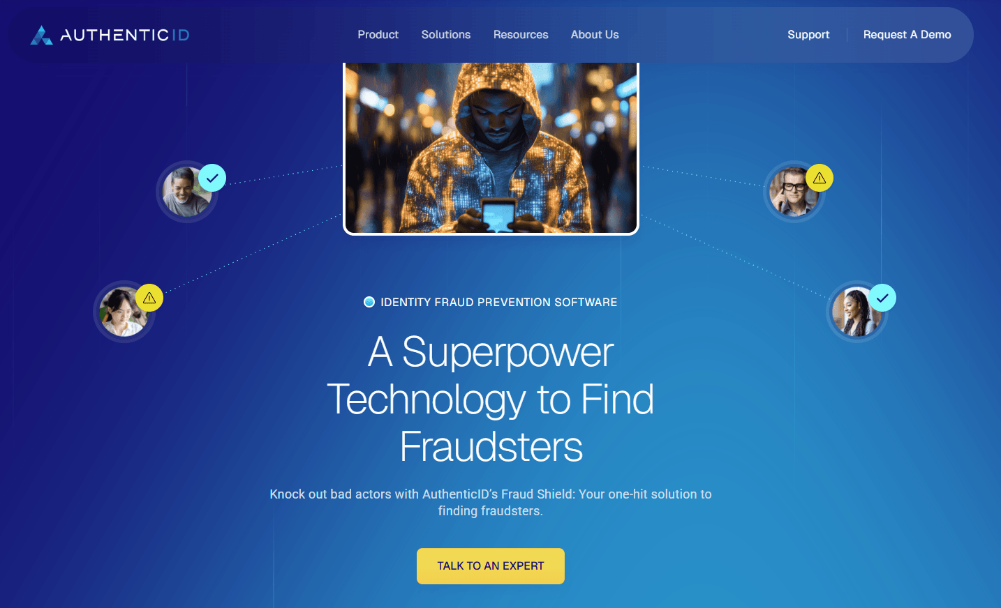 authenticid homepage