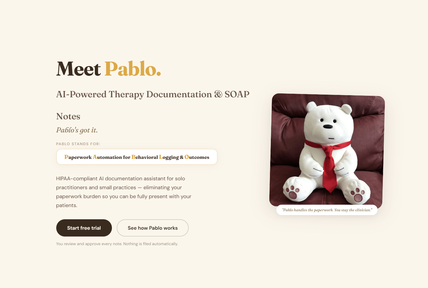 pablo homepage