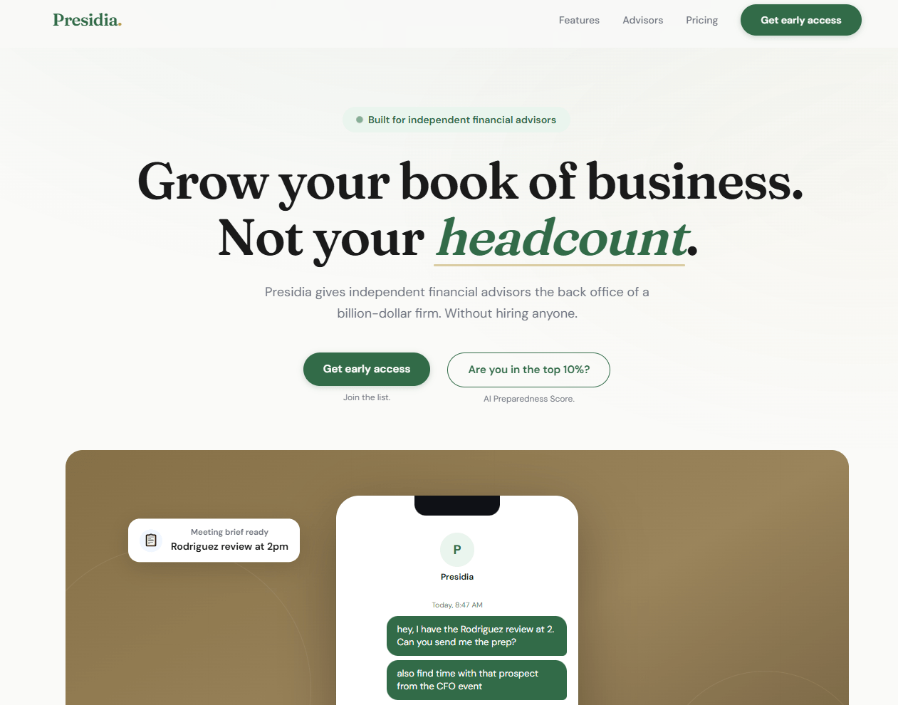 presidia homepage