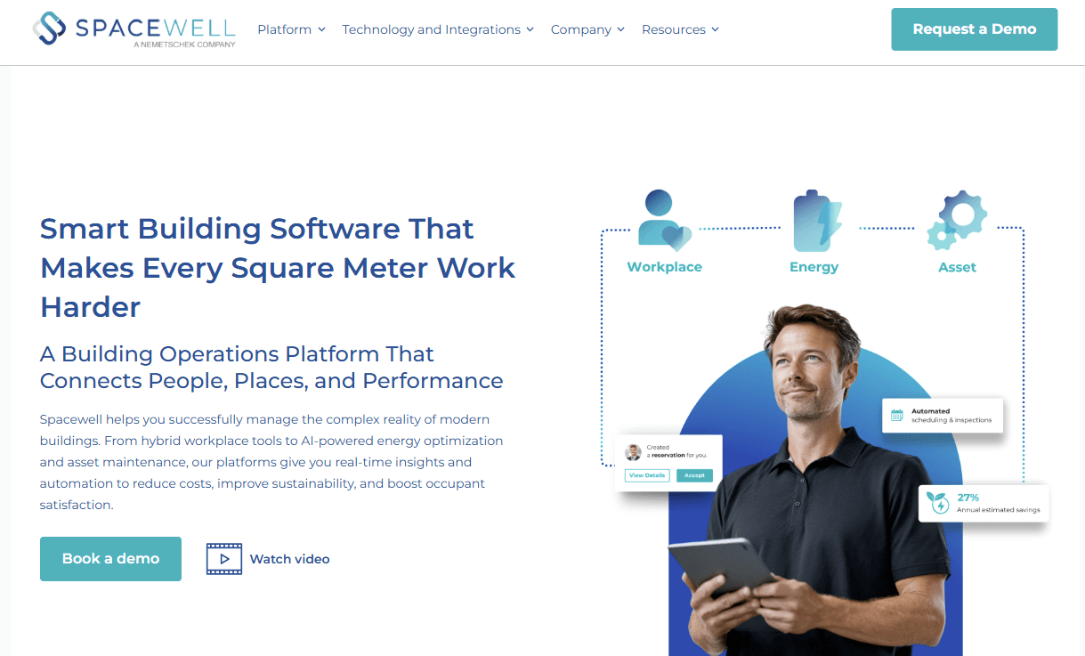 spacewell homepage