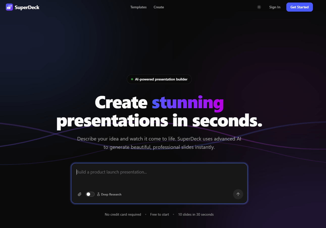 superdeck homepage