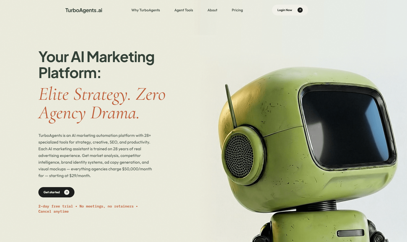 turboagents homepage