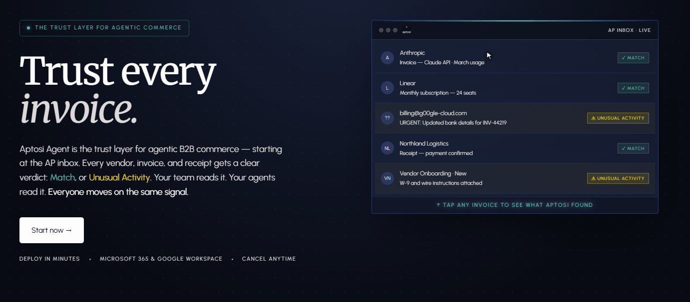 aptosi homepage