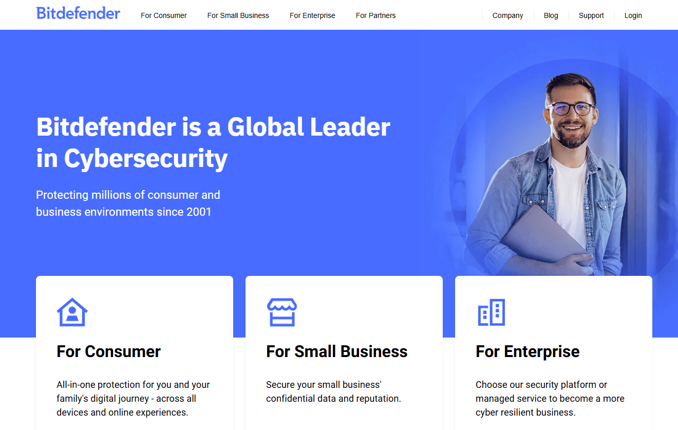 bitdefender homepage