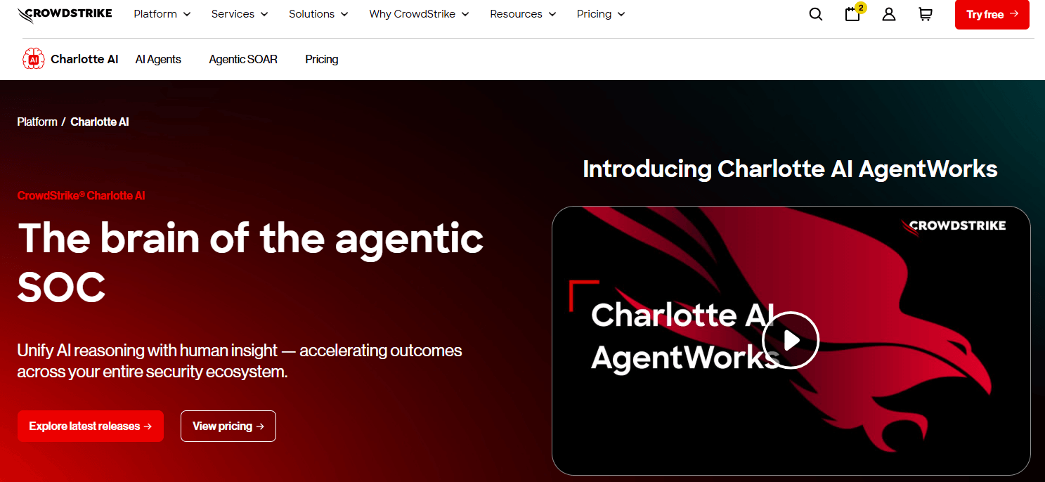 crowdstrike homepage