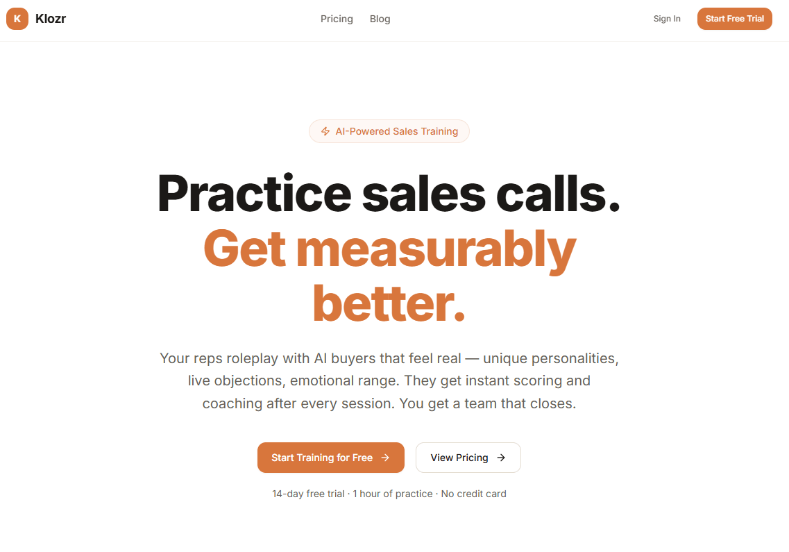klozr homepage