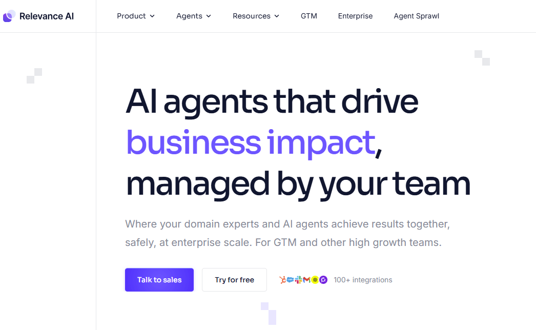 relevance homepage