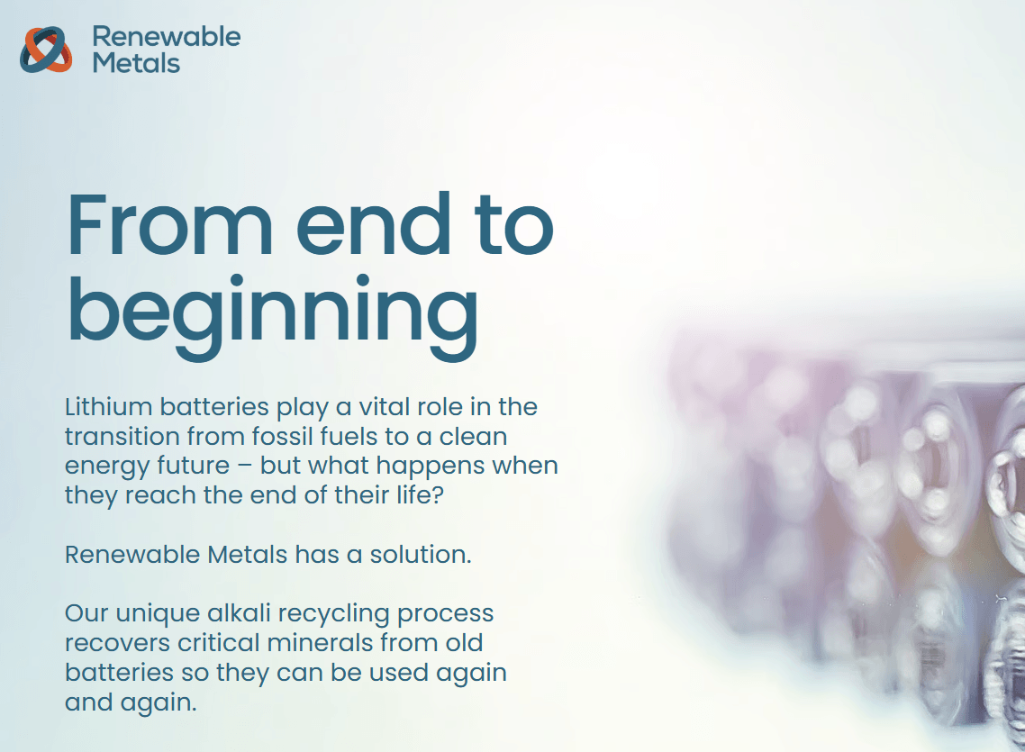 renewable metal homepage