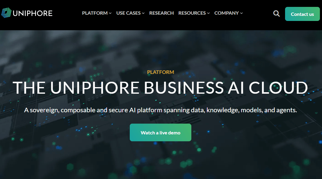 uniphore homepage