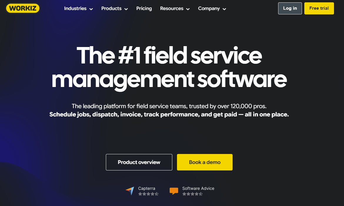 workiz homepage