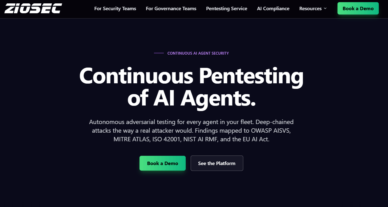 ziosec homepage