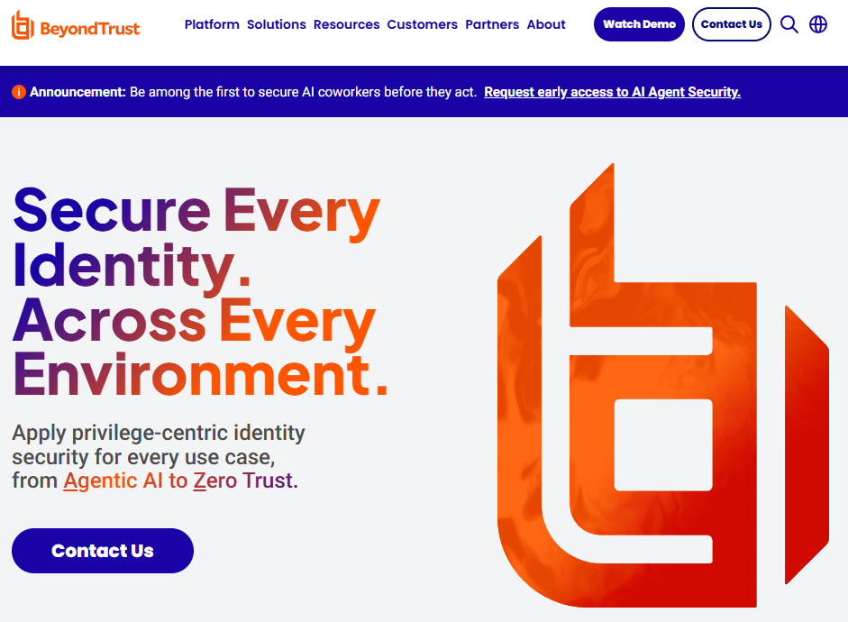 beyondtrust homepage