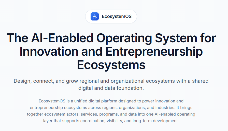 ecosystemos homepage