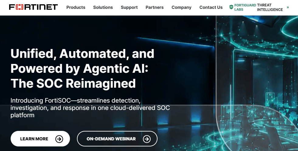 fortinet homepage