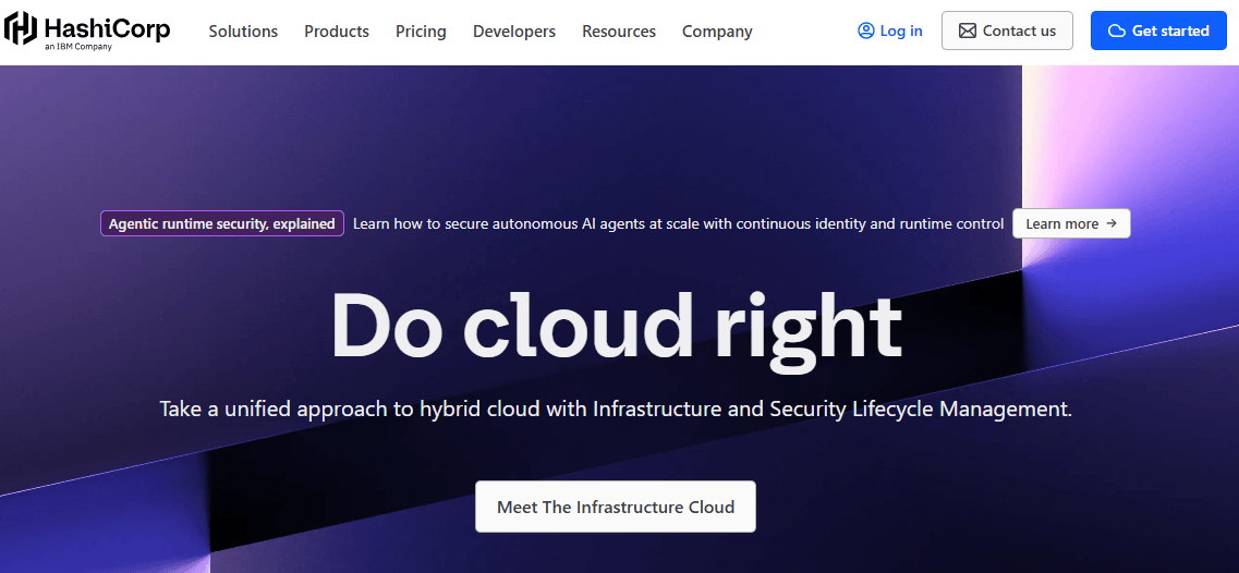 hashicorp homepage