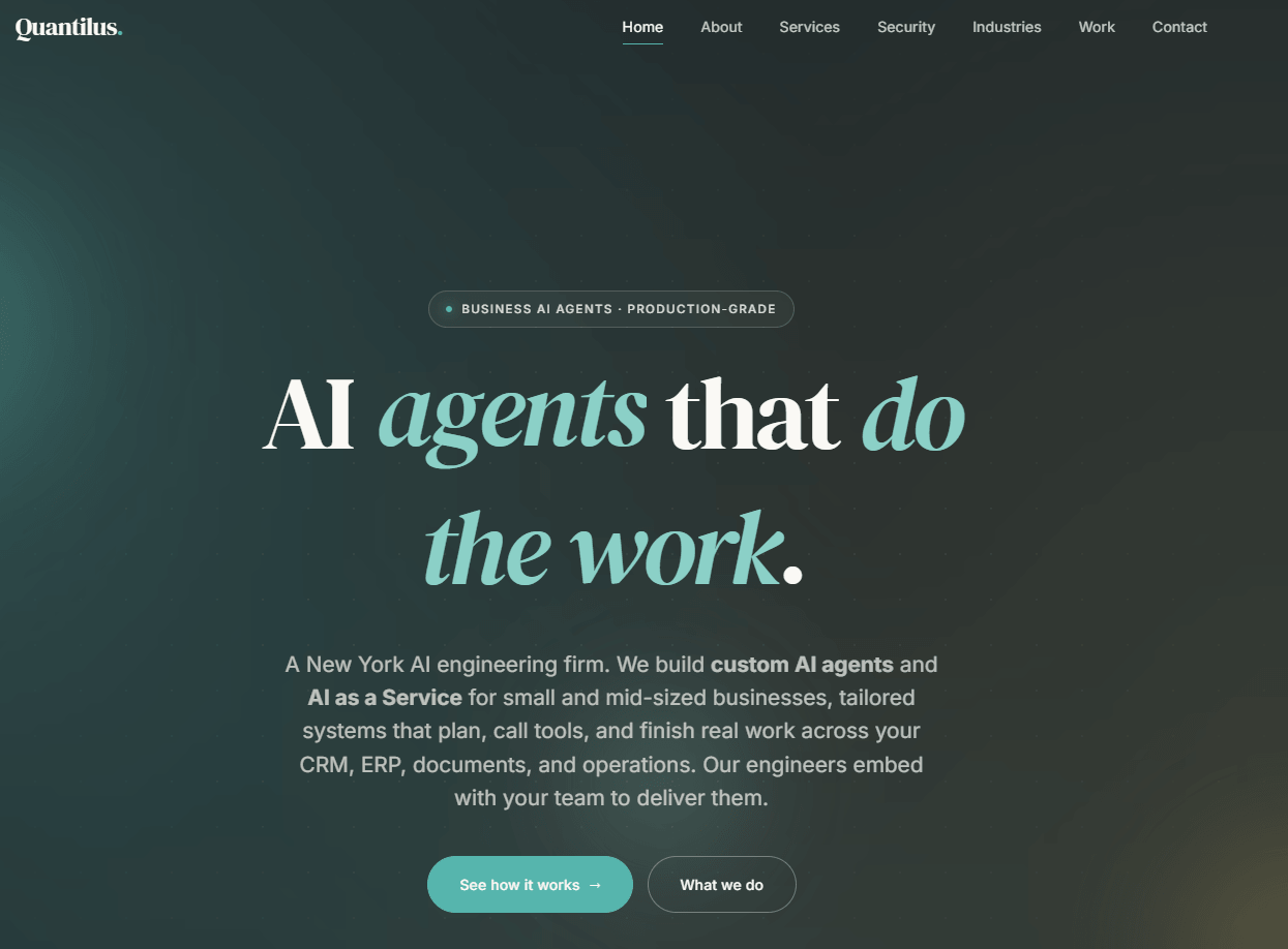 quantilus homepage