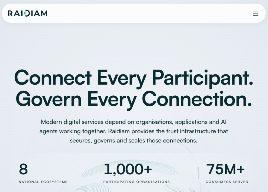 raidiam homepage