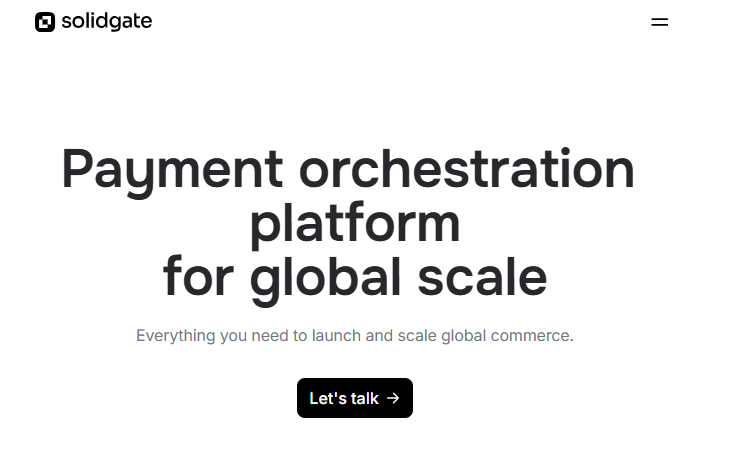 solidgate homepage