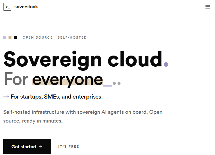 soverstack homepage