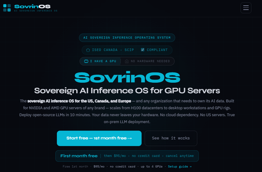 sovrinos homepage