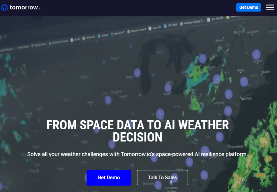 tomorrow homepage