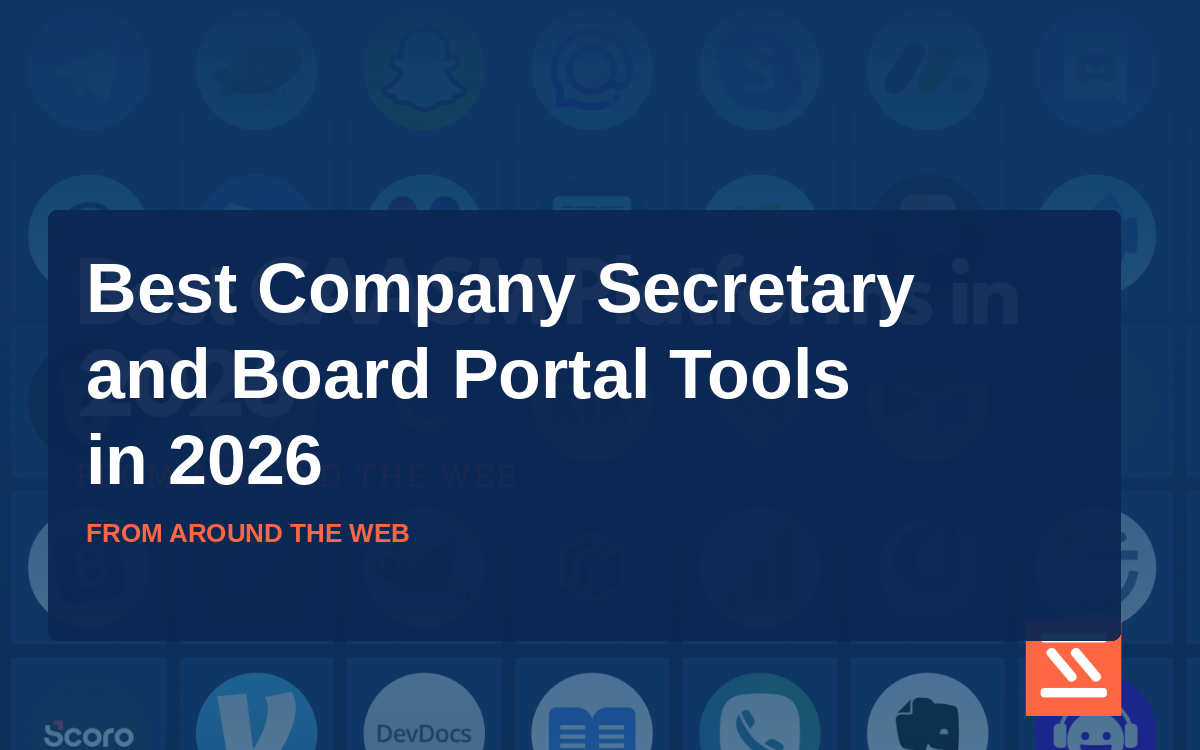 Best Company Secretary and Board Portal Tools in 2026