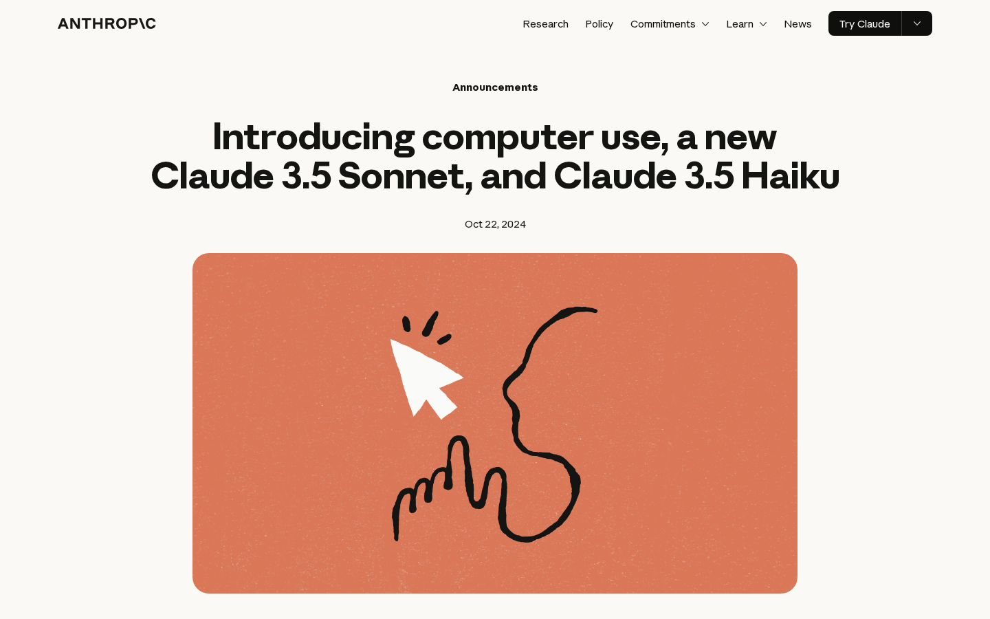 anthropic computer use homepage