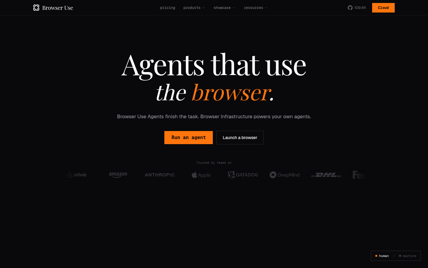 browser use homepage