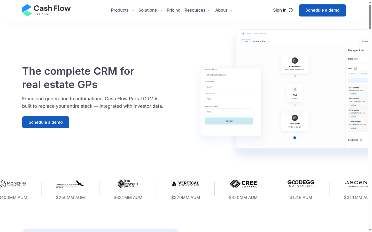 CashFlow Portal