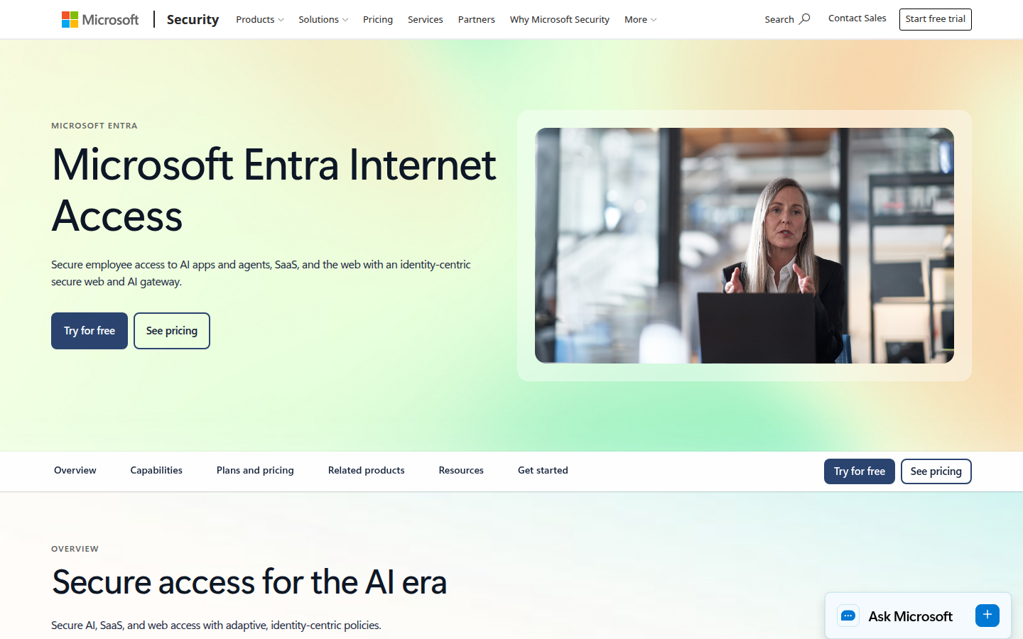 Microsoft Entra Internet Access MCP firewall