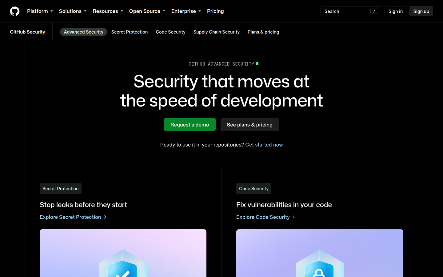 GitHub Secret Protection