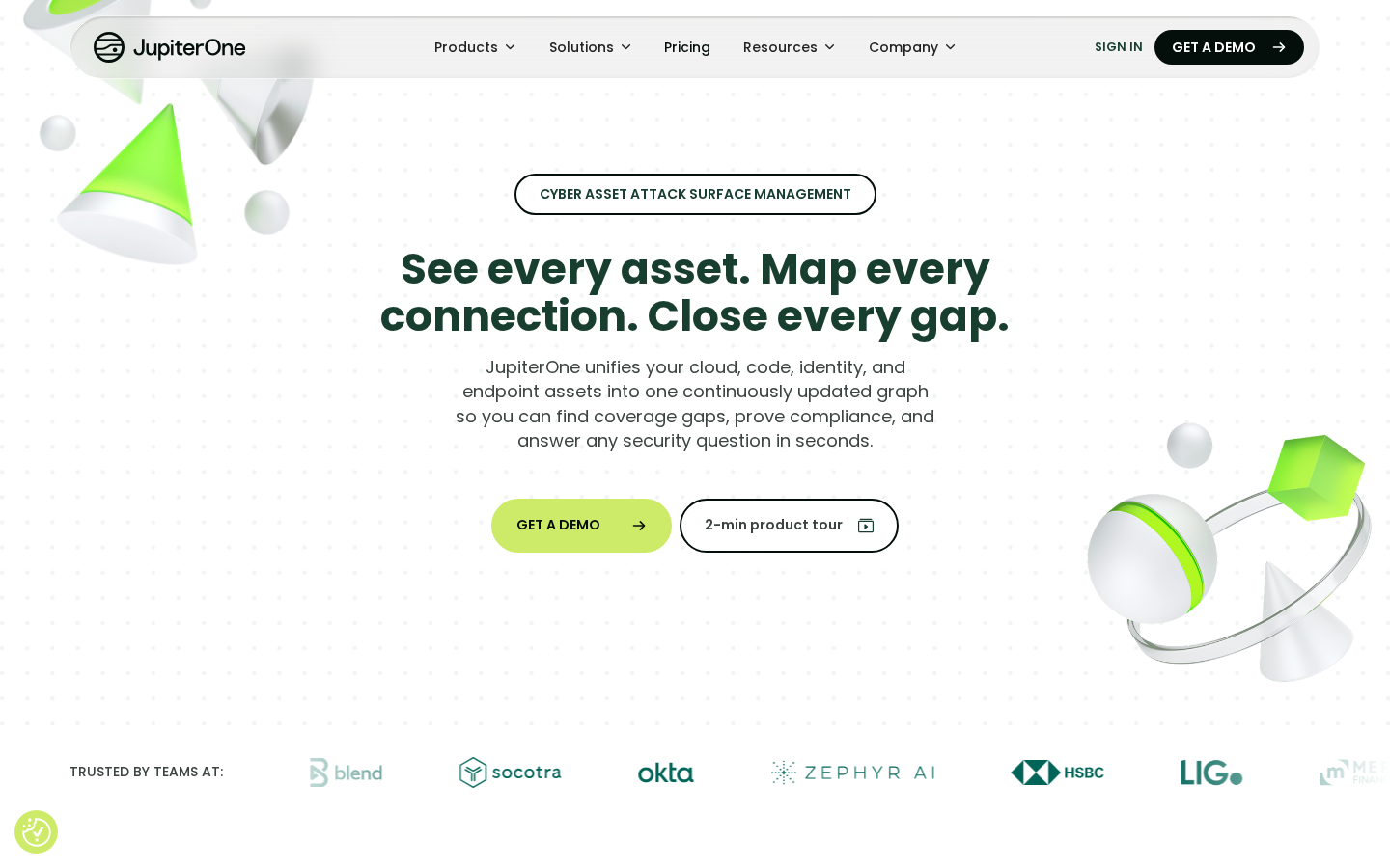 jupiterone homepage
