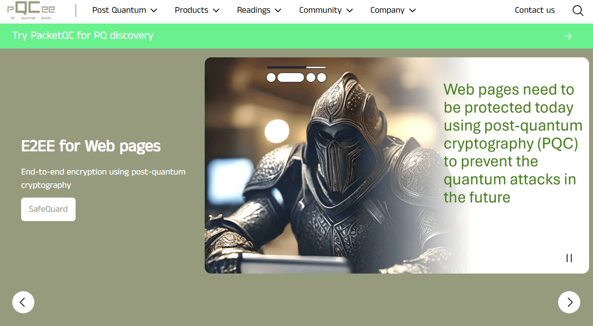 pqcee homepage