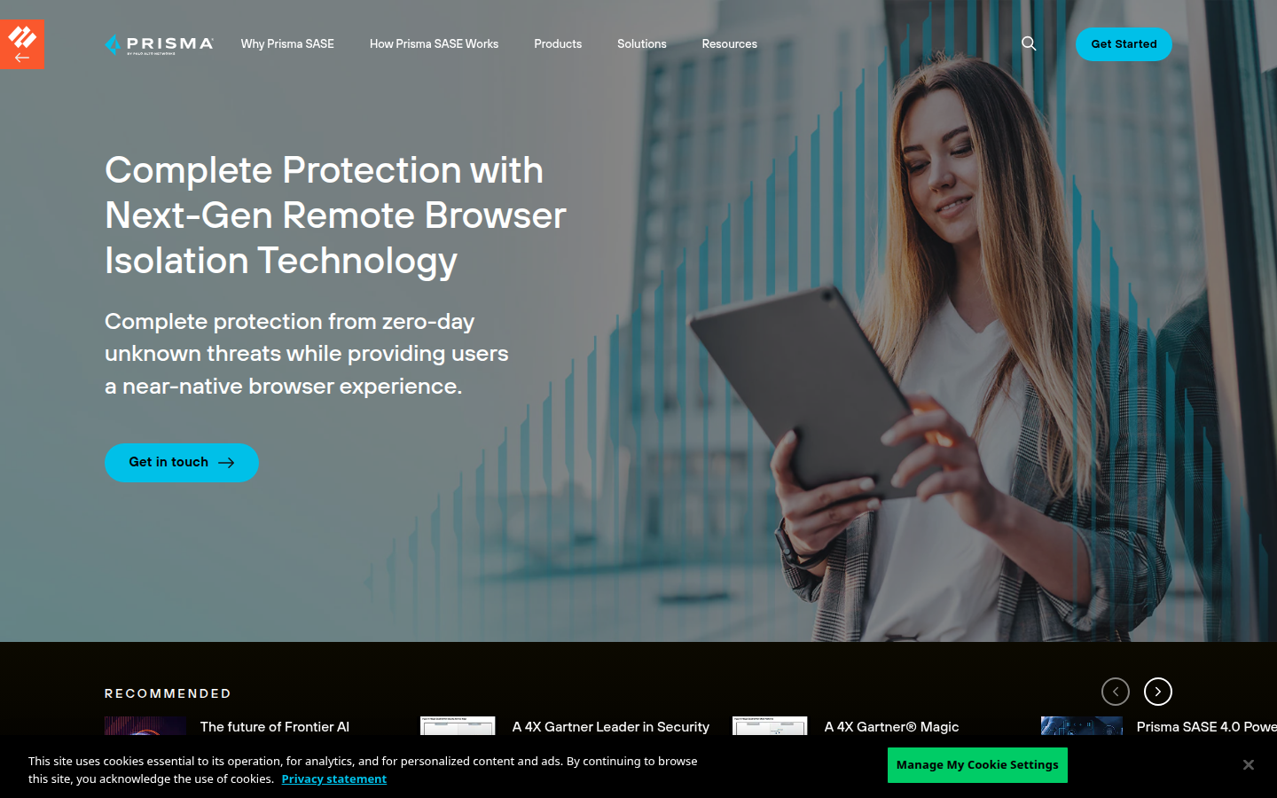 Prisma Access Remote Browser Isolation