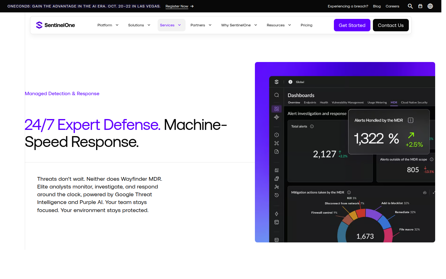 SentinelOne Wayfinder MDR