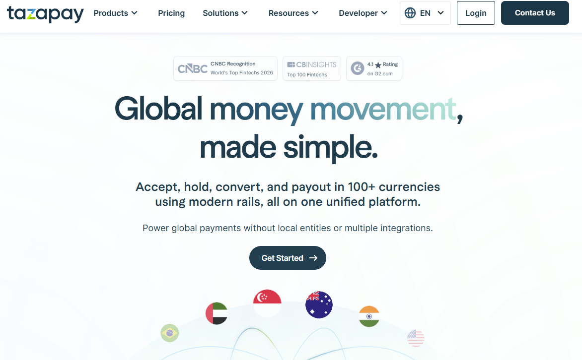 tazapay homepage
