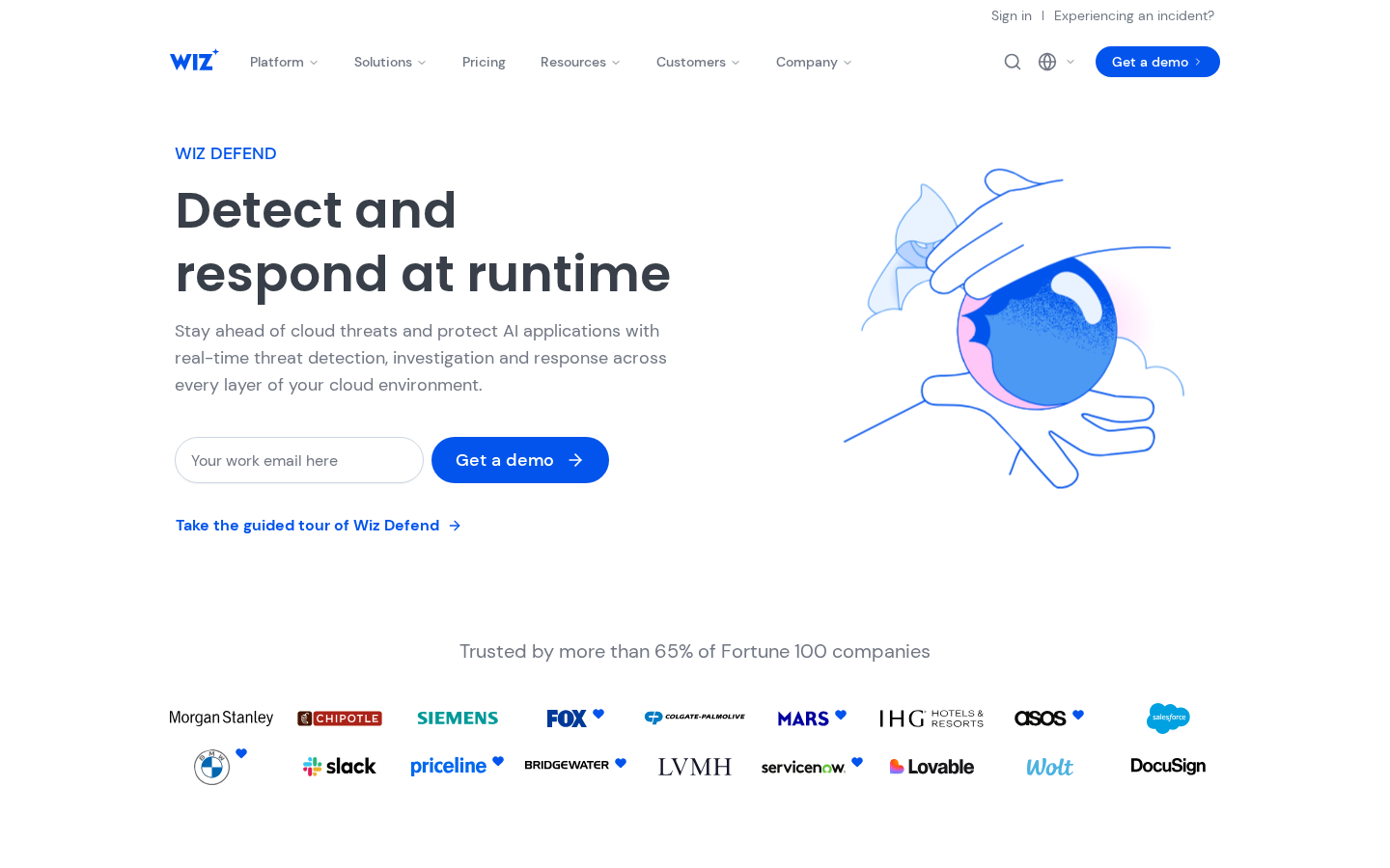 wiz-defend homepage