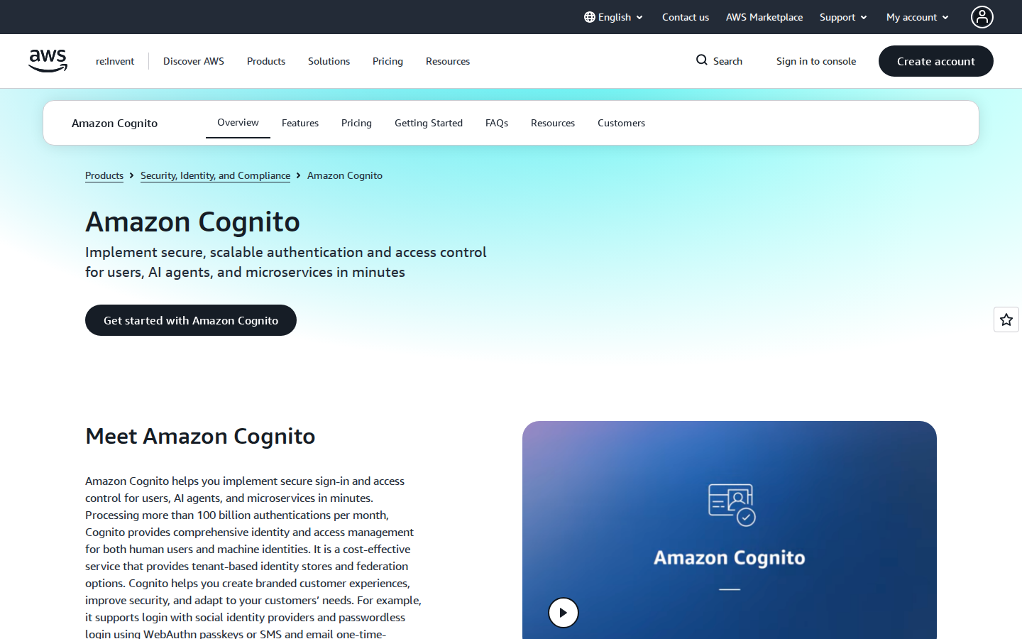 Amazon Cognito