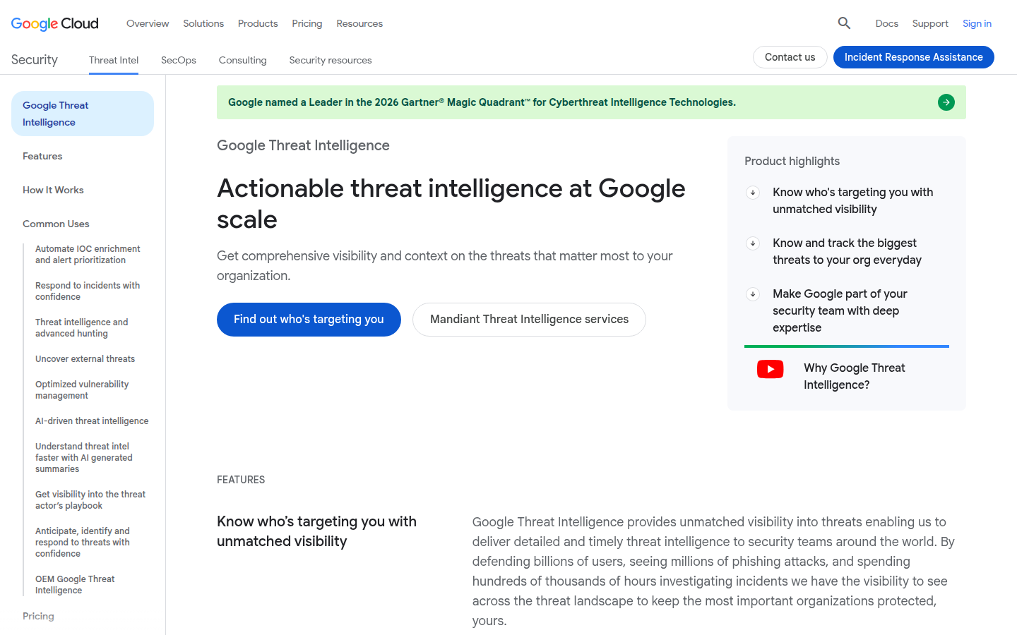 Google Threat Intelligence